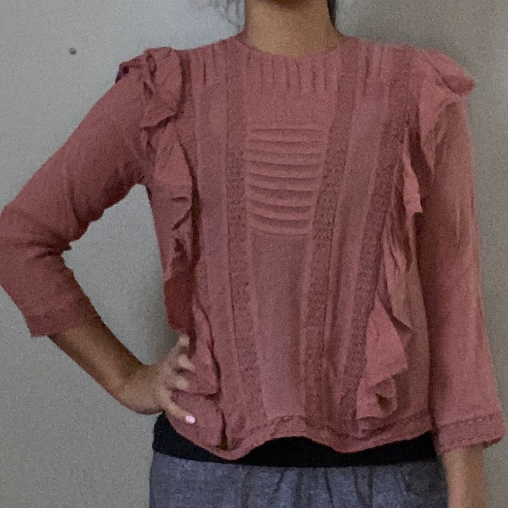 Free People Ruffle Top